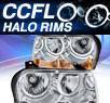KS® CCFL Halo Projector Headlights (Chrome) - 05-12 Chrysler 300