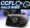 KS® DRL LED CCFL Halo Projector Headlights (Black) - 05-10 Chrysler 300C (w/o Stock HID)