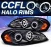 KS® CCFL Halo Projector Headlights (Black) - 06-07 Chevy Monte Carlo