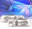 KS® Crystal Halo Headlights  - 99-02 Chevy Silverado
