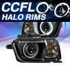 KS® CCFL Halo Projector Headlights (Black) - 10-13 Chevy Camaro