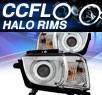 KS® CCFL Halo Projector Headlights (Chrome) - 10-13 Chevy Camaro