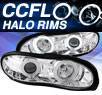 KS® CCFL Halo LED Projector Headlights (Chrome) - 98-08 Chevy Camaro