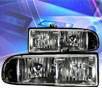 KS® Crystal Headlights (Black) - 98-04 Chevy Blazer