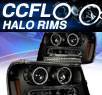 KS® CCFL Halo Projector Headlights (Black) - 02-05 Chevy TrailBlazer