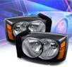 KS® Crystal Headlights (Black) - 05-07 Dodge Dakota