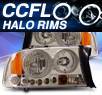KS® 1 pc Crystal CCFL Halo Headlights  - 97-04 Dodge Dakota
