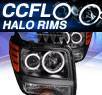 KS® CCFL Halo Projector Headlights (Black) - 07-11 Dodge Nitro