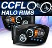 KS® CCFL Halo Projector Headlights (Black) - 06-08 Dodge Ram Pickup