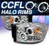 KS® CCFL Halo Projector Headlights  - 06-08 Dodge Ram Pickup
