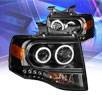 KS® LED Halo Projector Headlights (Black) - 07-13 Ford Expedition