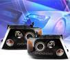 KS® Halo Projector Headlights (Black) - 04-08 Ford F-150 F150