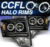 KS® CCFL Halo Projector Headlights (Black) - 09-13 Ford F150 F-150