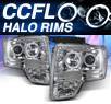 KS® CCFL Halo Projector Headlights (Chrome) - 09-13 Ford F150 F-150