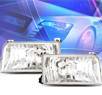 KS® Crystal Headlights - 92-96 Ford F-150 F150