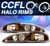 KS® CCFL Halo Projector Headlights (Black) - 94-98 Ford Mustang