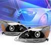 KS® Halo Projector Headlights (Black) - 03-05 Honda Accord
