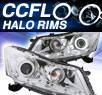 KS® CCFL Halo Projector Headlights (Chrome) - 08-12 Honda Accord 4dr