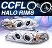KS® CCFL Halo Projector Headlights  - 92-95 Honda Civic 2/3dr.