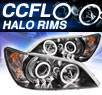 KS® CCFL Halo LED Projector Headlights (Black) - 01-05 Lexus IS300