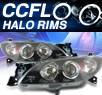KS® CCFL Halo Projector Headlights (Black) - 04-07 Mazda 3 Sedan