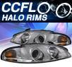 KS® CCFL Halo Projector Headlights  - 97-99 Mitsubishi Eclipse