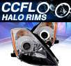 KS® CCFL Halo LED Projector Headlights (Chrome) - 03-05 Nissan 350Z