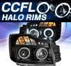 KS® CCFL Halo LED Projector Headlights (Black) - 08-13 Nissan Titan