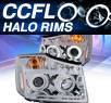KS® CCFL Halo LED Projector Headlights (Chrome) - 08-13 Nissan Titan