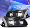 KS® Crystal Halo Headlights (Black) - 00-01 Toyota Camry