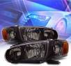 KS® Crystal Headlights + Corner Set (Black) - 01-02 Toyota Corolla