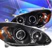 KS® CCFL Halo LED Projector Headlights (Black) - 03-05 Toyota Corolla