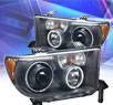 KS® CCFL Halo Projector Headlights (Black) - 07-13 Toyota Tundra