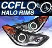 KS® CCFL Halo Projector Headlights (Black) - 11-13 Hyundai Elantra