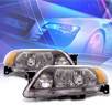 KS® Crystal Headlights (Black) - 01-03 Mazda Protege