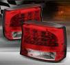 TD® LED Tail Lights (Red⁄Clear) - 09-10 Dodge Charger
