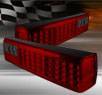 TD® LED Tail Lights (Red/Smoke) - 87-93 Ford Mustang