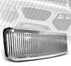 TD® Vertical Front Grill Grille (Chrome) - 05-07 Ford F-350 Super Duty