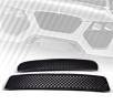 TD® Mesh Front Grill Grille Set (Black) - 05-10 Scion tC (Upper and Lower Grill)
