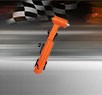 TD Emergency Escape Safety Hammer - Windshield Breaker + Seatbelt Cutter (Orange)
