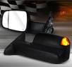 TD® Power Extending Towing Side View Mirrors (Black) - 10-12 Dodge Ram Pickup 2500/3500 (With Signal Lights)