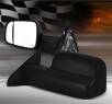 TD® Manual Extending Towing Side View Mirrors (Black) - 10-12 Dodge Ram Pickup 2500/3500