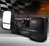 TD® Manual Extending Towing Side View Mirrors (Black) - 99-02 Chevy Silverado Truck