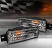 TD® Front Bumper Signal Lights (Clear) - 88-91 BMW 325is E30
