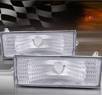 TD® Front Bumper Signal Lights (Clear) - 84-96 Jeep Cherokee