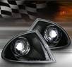 TD® Clear Corner Lights G2 (JDM Black) - 99-01 BMW 325i 4dr E46