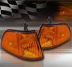TD® Clear Corner Lights (Amber) - 90-91 Honda Civic 3dr