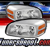 TD® Crystal Headlights (Chrome) - 05-09 Pontiac Montana SV6