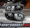 TD® Crystal Headlights (Black) - 08-14 Dodge Challenger