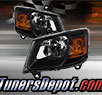 TD® Crystal Headlights (Black) - 08-10 Dodge Grand Caravan